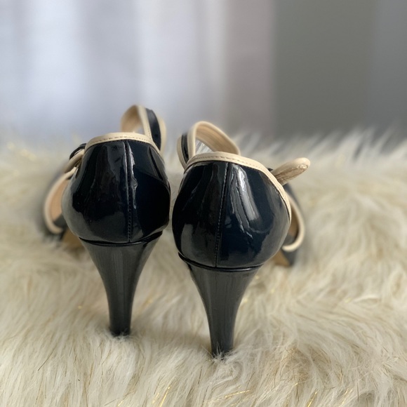 Ann Klein genuine leather platform pumps size 8M - Picture 5 of 8